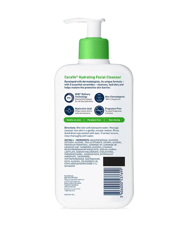 CeraVe Hydrating Facial Cleanser – 236ml