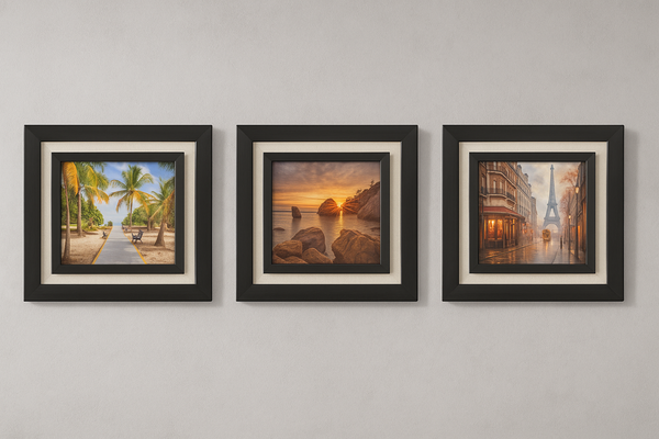 Sunset Serenity Wall Art Frame – 10x10 Inch