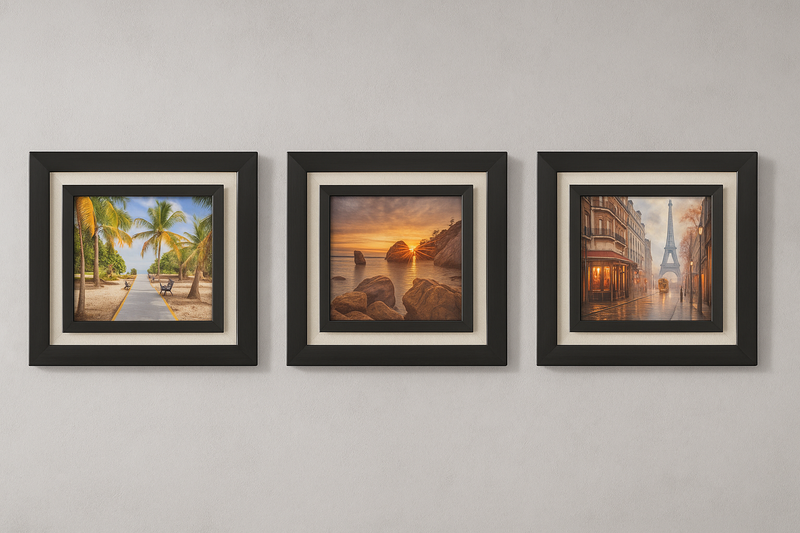Sunset Serenity Wall Art Frame – 10x10 Inch