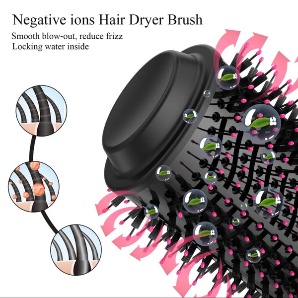 Hair Dryer Hot Air Brush Styler and Volumizer One Step Multifunction Hair Straightener
