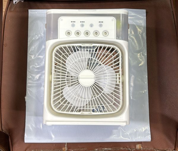 Portable Air Conditioner Fan Usb Electric Fan With Led Night Light, Fine Mist Water, And Humidifier Function | Led Night Light Water Mist – Random Color 12 Inch (copy)